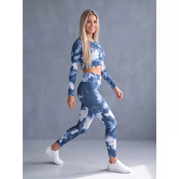  Dámské dlouhé legíny premium ALTISPORT VOJ/ALW066LEG01 TMAVĚ MODRÁ 