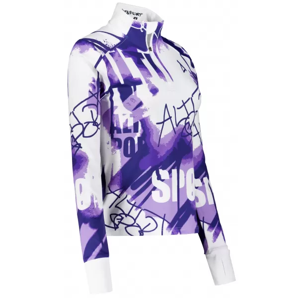  Dámská sportovní mikina premium plus ALTISPORT VOJ/ALW076MI04 VIOLET/WHITE 