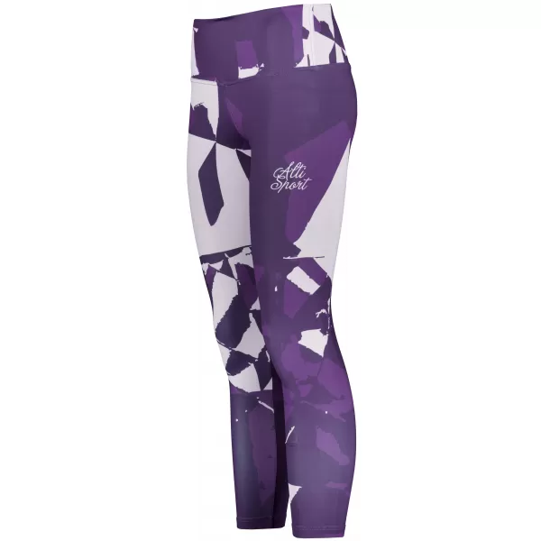  Dámské dlouhé legíny premium ALTISPORT VOJ/ALW080LEG01 TMAVĚ FIALOVÁ 