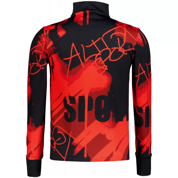  Pánská sportovní mikina premium plus ALTISPORT VOJ/ALM076MI04 BLACK/RED 