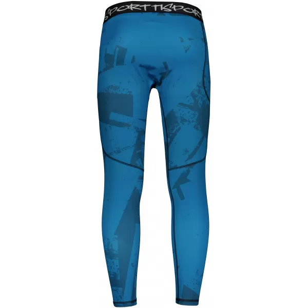  Pánské sportovní legíny dlouhé premium ALTISPORT VOJ/ALM079LEG01 MODRÁ 