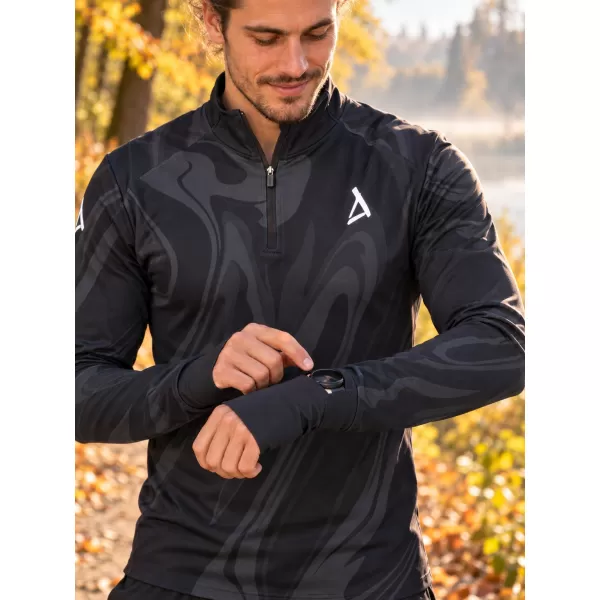  Pánská sportovní mikina premium plus ALTISPORT VOJ/ALM072MI04 ČERNÁ 