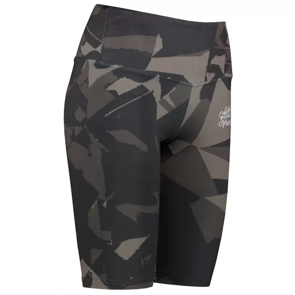  Dámské legíny nad kolena premium ALTISPORT VOJ/ALW080LEG02 TMAVĚ HNĚDÁ 