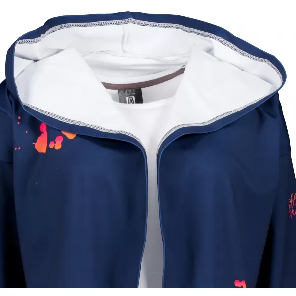  Dámský kardigan premium ALTISPORT VOJ/ALW077MI07 TMAVĚ MODRÁ-ORANŽOVÁ 