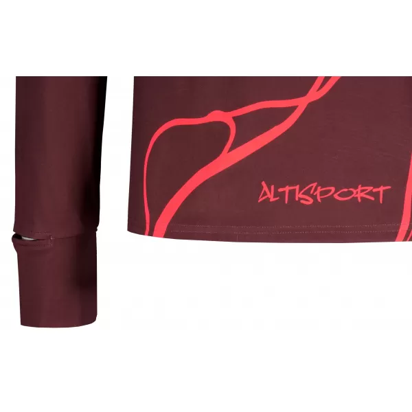  Pánská sportovní mikina premium plus ALTISPORT VOJ/ALM073MI04 WINE-RED 
