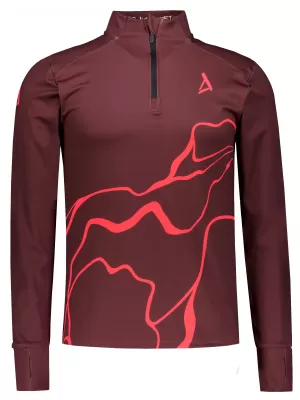 Pánská sportovní mikina premium plus ALTISPORT VOJ/ALM073MI04 WINE-RED
