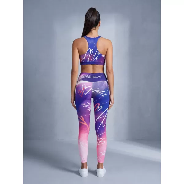  Dámské dlouhé legíny premium ALTISPORT VOJ/ALW083LEG01 FIALOVÁ 