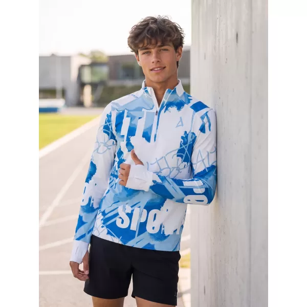  Pánská sportovní mikina premium plus ALTISPORT VOJ/ALM076MI04 ICE 