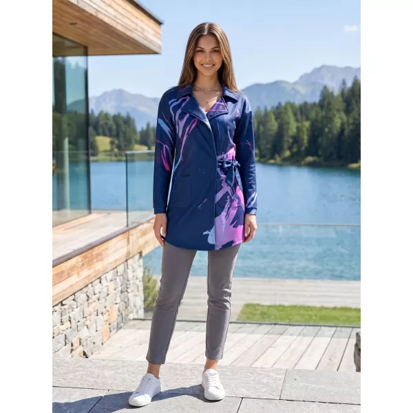  Dámské mikinové sáčko premium Altisport VOJ/ALW074MI05 MODRÁ-FIALOVÁ 