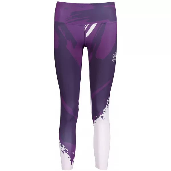  Dámské dlouhé legíny premium ALTISPORT VOJ/ALW081LEG01 TMAVĚ FIALOVÁ 