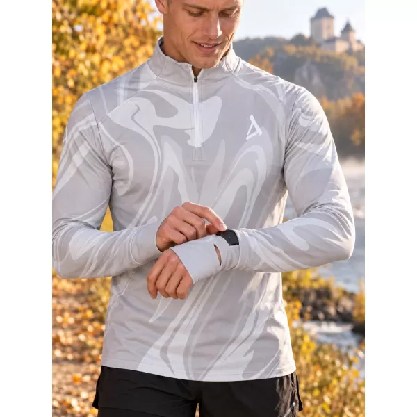  Pánská sportovní mikina premium plus ALTISPORT VOJ/ALM072MI04 ŠEDÁ 