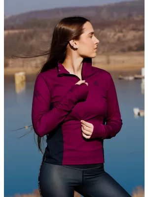 Dámská sportovní mikina premium plus ALTISPORT VOJ/ALW078MI04 WINE-RED