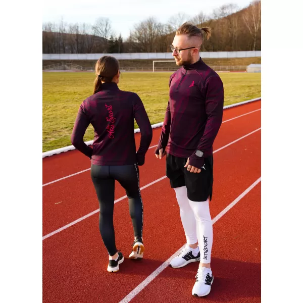  Dámská sportovní mikina premium plus ALTISPORT VOJ/ALW072MI04 WINE-RED 