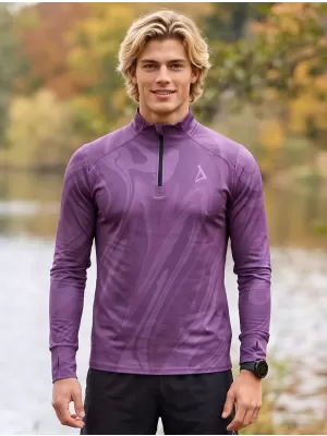 Pánská sportovní mikina premium plus ALTISPORT VOJ/ALM072MI04 FIALOVÁ