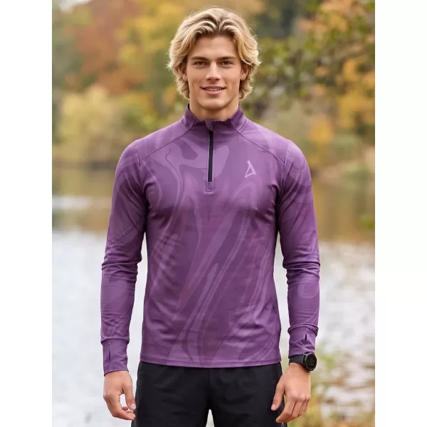  Pánská sportovní mikina premium plus ALTISPORT VOJ/ALM072MI04 FIALOVÁ 