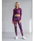 Dámské dlouhé legíny premium ALTISPORT VOJ/ALW082LEG01 FIALOVÁ