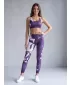 Dámské dlouhé legíny premium ALTISPORT VOJ/ALW080LEG01 TMAVĚ FIALOVÁ