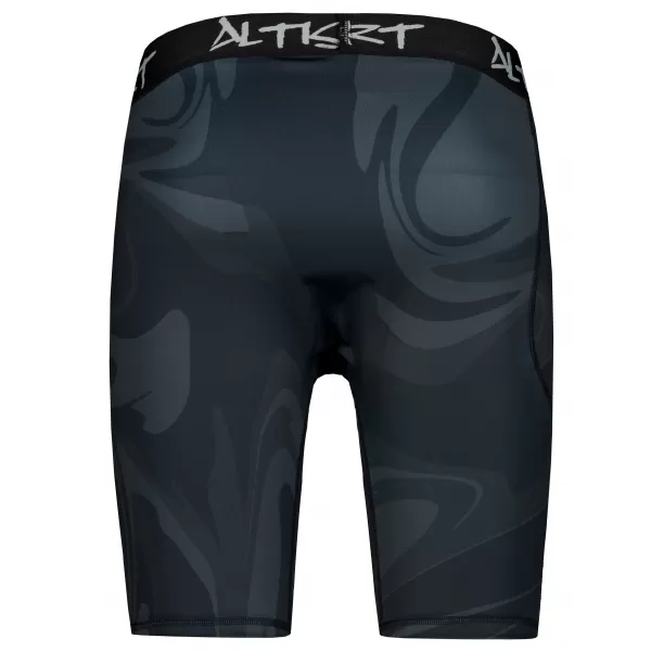 Pánské sportovní legíny nad kolena premium ALTISPORT VOJ/ALM072LEG02 ČERNÁ 