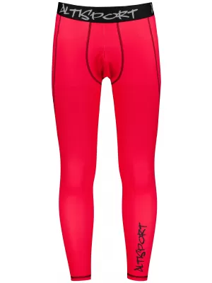 Pánské sportovní legíny dlouhé premium ALTISPORT VOJ/ALM000LEG01 ČERVENÁ