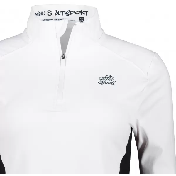  Dámská sportovní mikina premium plus ALTISPORT VOJ/ALW078MI04 BÍLÁ 