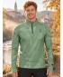 Pánská sportovní mikina premium plus ALTISPORT VOJ/ALM072MI04 ZELENÁ