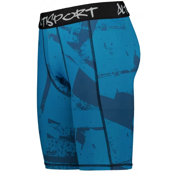  Pánské sportovní legíny nad kolena premium ALTISPORT VOJ/ALM079LEG02 MODRÁ 