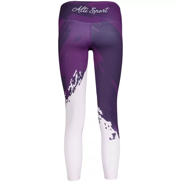  Dámské dlouhé legíny premium ALTISPORT VOJ/ALW081LEG01 TMAVĚ FIALOVÁ 