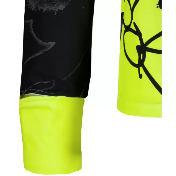  Pánská sportovní mikina premium plus ALTISPORT VOJ/ALM076MI04 FLUO-YELLOW 