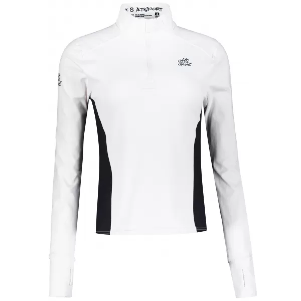  Dámská sportovní mikina premium plus ALTISPORT VOJ/ALW078MI04 BÍLÁ 