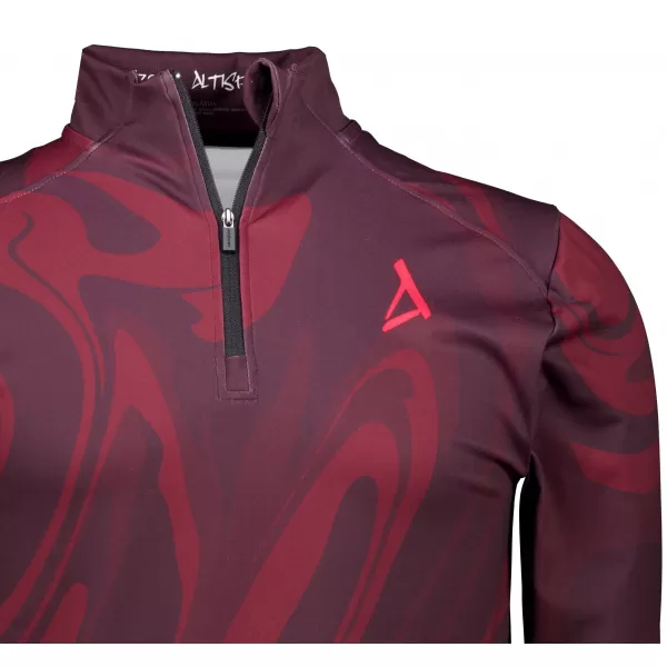  Pánská sportovní mikina premium plus ALTISPORT VOJ/ALM072MI04 WINE-RED 