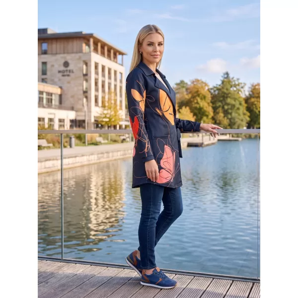  Dámské mikinové sáčko premium Altisport VOJ/ALW086MI05 ČERNÁ-ORANŽOVÁ 
