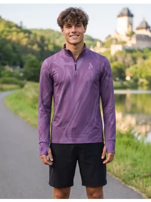 Pánská sportovní mikina premium plus ALTISPORT VOJ/ALM072MI04 FIALOVÁ