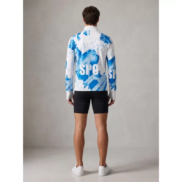 Pánská sportovní mikina premium plus ALTISPORT VOJ/ALM076MI04 ICE 