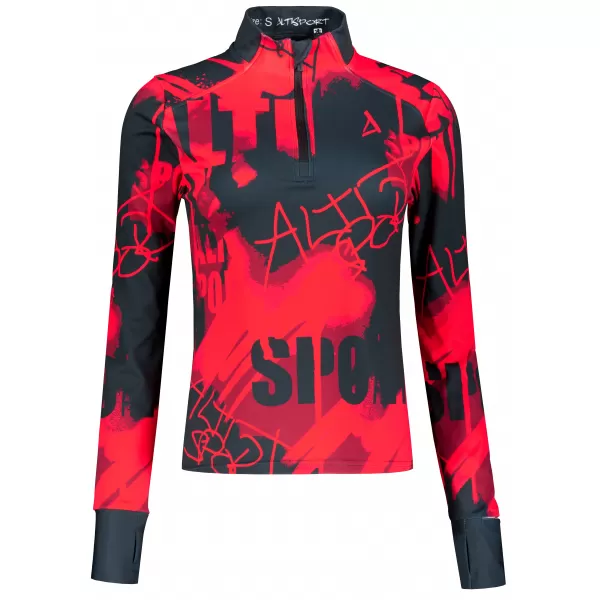  Dámská sportovní mikina premium plus ALTISPORT VOJ/ALW076MI04 RED/BLACK 