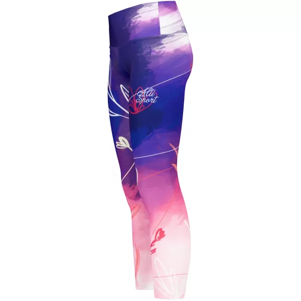 Dámské dlouhé legíny premium ALTISPORT VOJ/ALW083LEG01 FIALOVÁ 