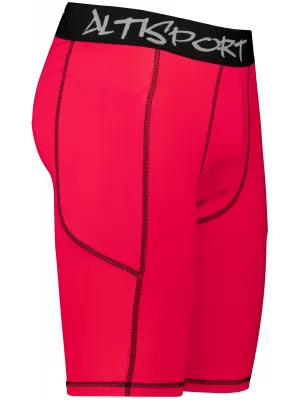 Pánské sportovní legíny nad kolena premium ALTISPORT VOJ/ALM000LEG02 ČERVENÁ