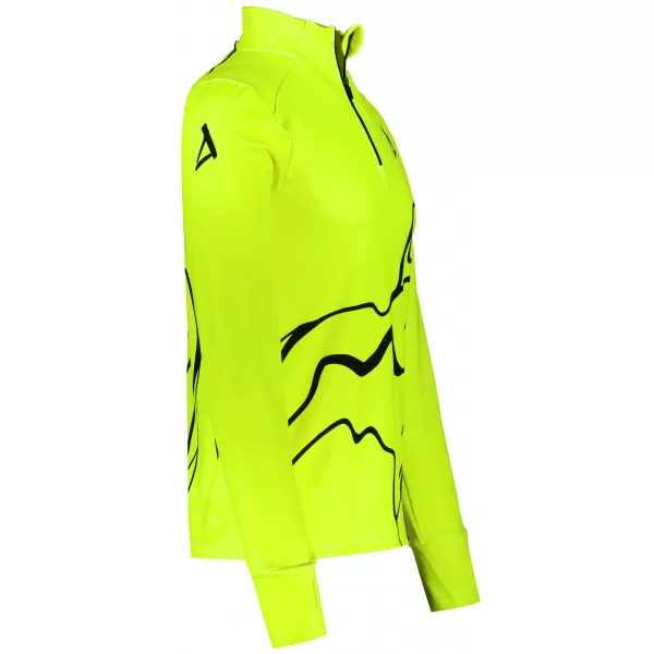  Pánská sportovní mikina premium plus ALTISPORT VOJ/ALM073MI04 FLUO-YELLOW 