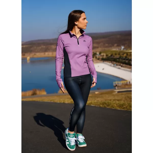  Dámská sportovní mikina premium plus ALTISPORT VOJ/ALW078MI04 FIALOVÁ 