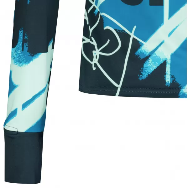  Dámská sportovní mikina premium plus ALTISPORT VOJ/ALW076MI04 MODRÁ/ČERNÁ 