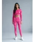 Dámské dlouhé legíny premium ALTISPORT VOJ/ALW072LEG01 HOT-PINK