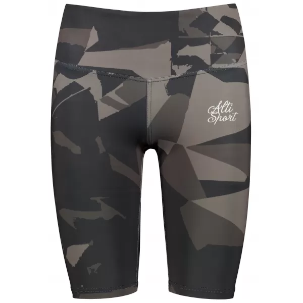  Dámské legíny nad kolena premium ALTISPORT VOJ/ALW080LEG02 TMAVĚ HNĚDÁ 