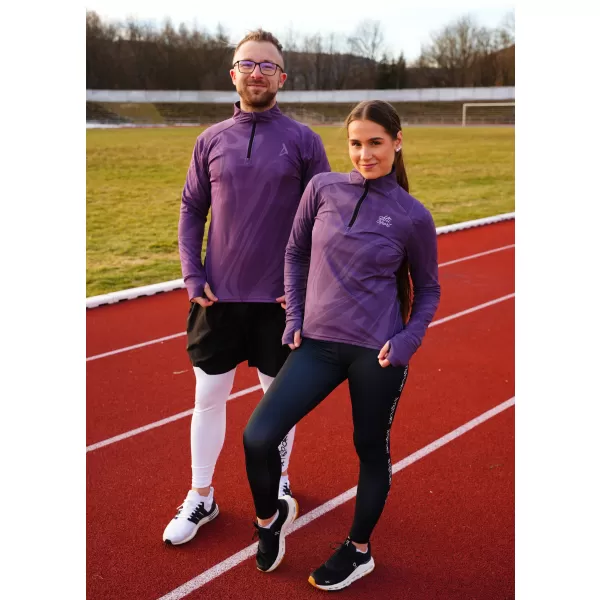  Dámská sportovní mikina premium plus ALTISPORT VOJ/ALW072MI04 FIALOVÁ 