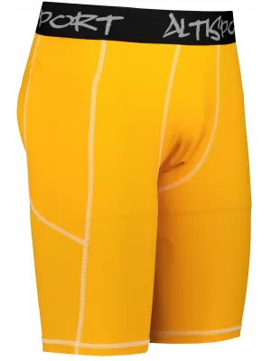 Pánské sportovní legíny nad kolena premium ALTISPORT VOJ/ALM000LEG02 ORANŽOVÁ