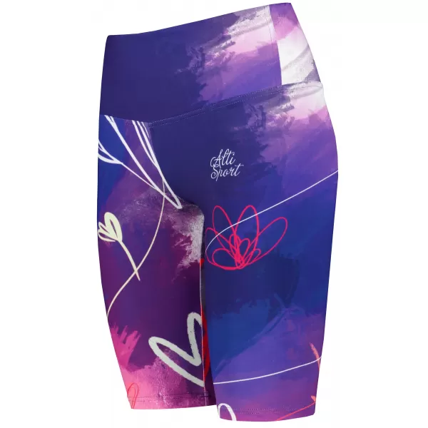  Dámské legíny nad kolena premium ALTISPORT VOJ/ALW083LEG02 FIALOVÁ 