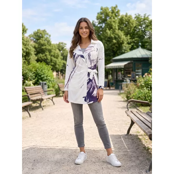  Dámské mikinové sáčko premium Altisport VOJ/ALW074MI05 BÍLOFIALOVÁ 