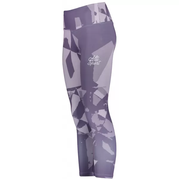  Dámské dlouhé legíny premium ALTISPORT VOJ/ALW080LEG01 ŠEDO-FIALOVÁ 