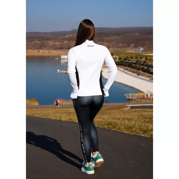  Dámská sportovní mikina premium plus ALTISPORT VOJ/ALW078MI04 BÍLÁ 