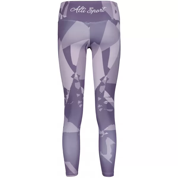  Dámské dlouhé legíny premium ALTISPORT VOJ/ALW080LEG01 ŠEDO-FIALOVÁ 