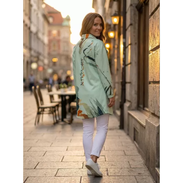  Dámské mikinové sáčko premium Altisport VOJ/ALW074MI05 ZELENÁ-ORANŽOVÁ 