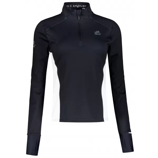  Dámská sportovní mikina premium plus ALTISPORT VOJ/ALW078MI04 ČERNÁ 